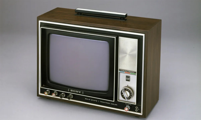 KV-1310, mẫu TV Sony Trinitron đầu tiên. Ảnh: Cnet