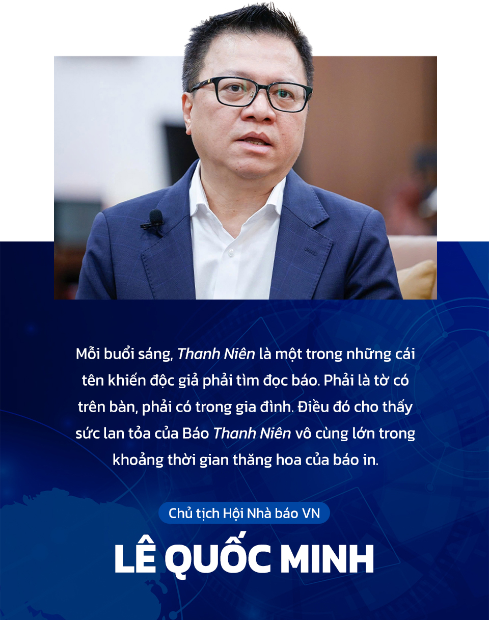 Chủ tịch Hội nhà báo VN 1 Nhà báo Lê Quốc Minh chia sẻ về vai trò và tầm ảnh hưởng của báo Thanh Niên - Ảnh 1.