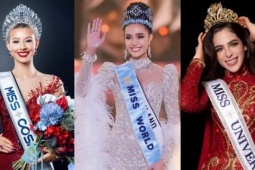 9 cô gái đoạt vương miện sắc đẹp quốc tế 2025