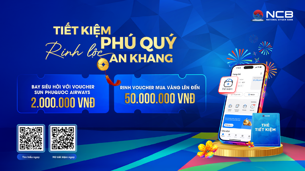 Cơ hội nhận ưu đãi mua vàng lên đến 50 triệu đồng khi gửi tiết kiệm tại NCB - 1
