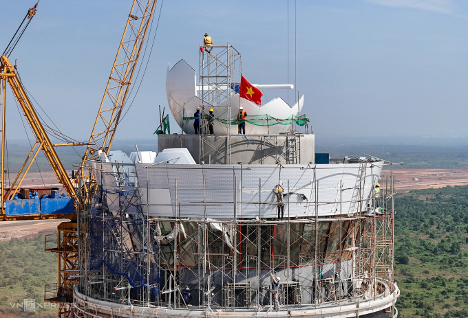 Công trường thi công sân bay Long Thành. Ảnh: Quỳnh Trần