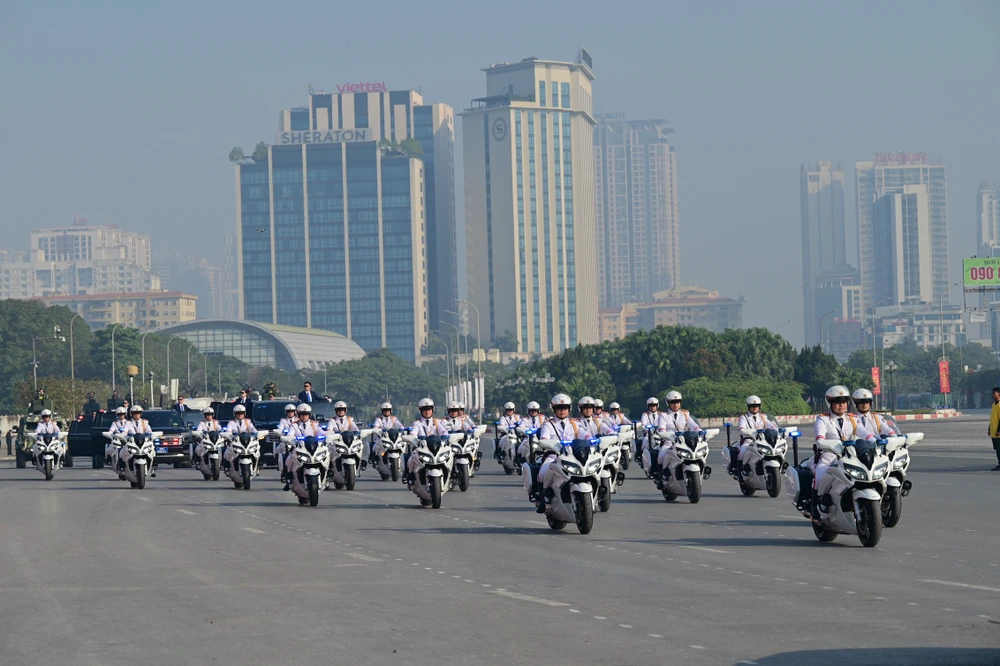 Cục CSGT thông báo các tuyến đường cấm, hạn chế xe để phục vụ Đại hội XIV