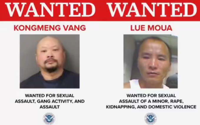 Hai nghi phạm gốc Lào nhập cư trái phép, có tiền án đang bị truy nã. Ảnh: Detroit News