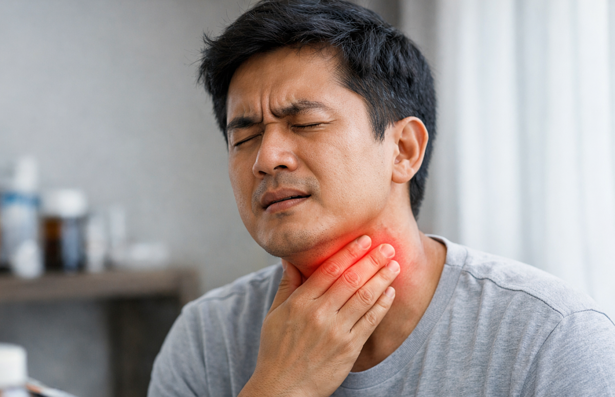 Dau hieu ung thu tuyen giap di can