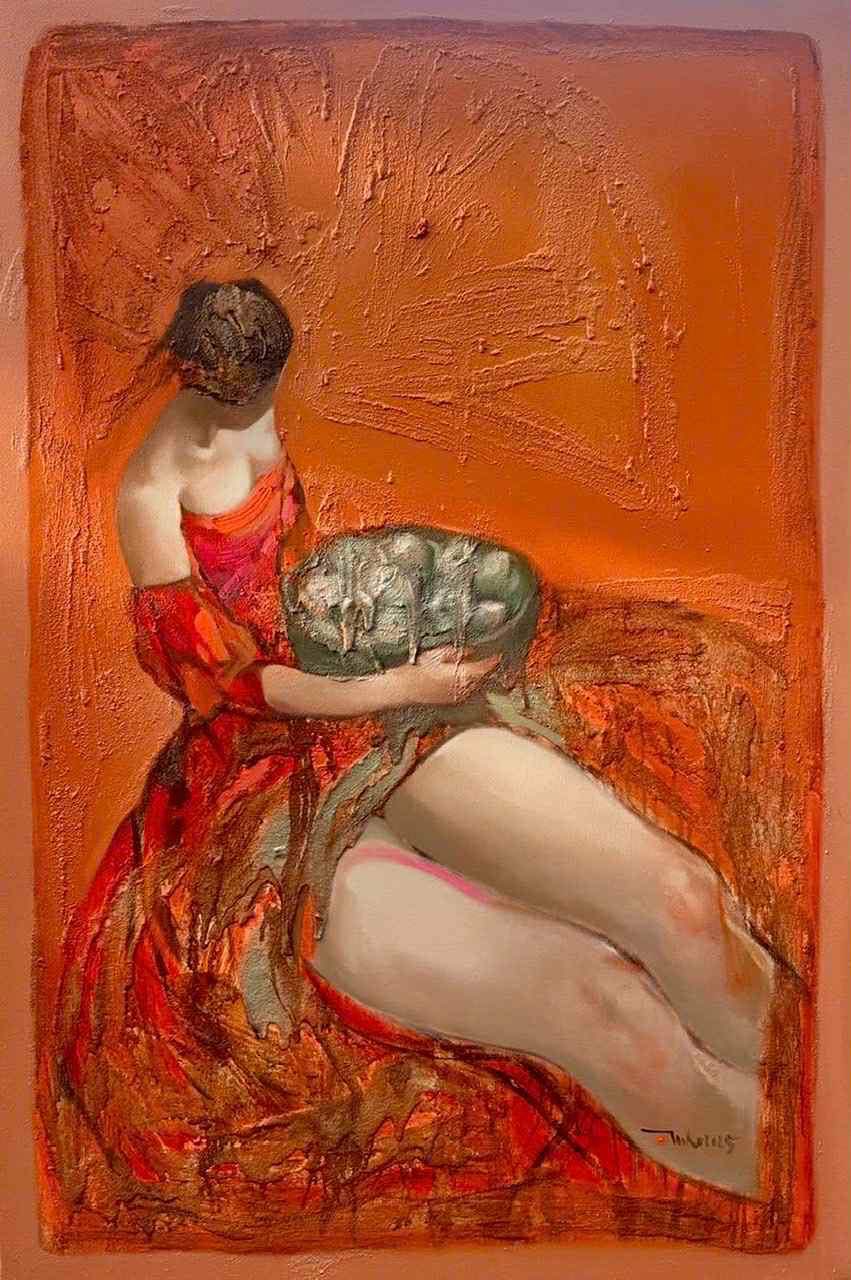 Đầu năm xem triển lãm của họa sĩ Tứ Rô, lắng nghe phái đẹp kể chuyện- Ảnh 1. Đầu năm xem triển lãm của họa sĩ Tứ Rô, lắng nghe phái đẹp kể chuyện- Ảnh 1.