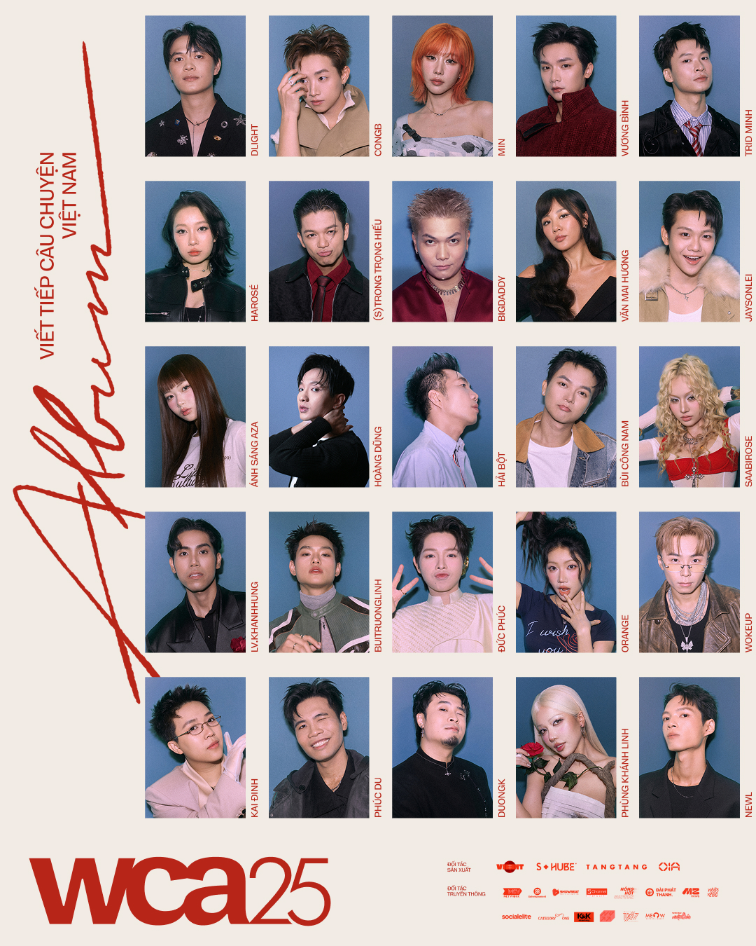 Đây là 27 nghệ sĩ tham gia album WeChoice Awards 2025: Hội tụ dàn Anh Trai - Em Xinh hot nhất, toàn bảo chứng ra nhạc là hay!- Ảnh 1.