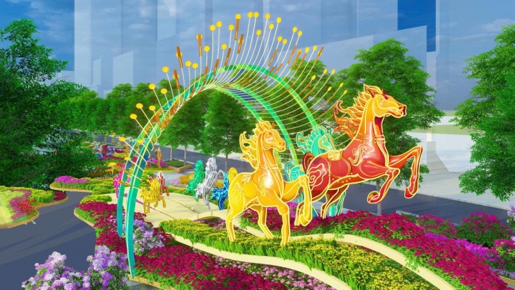 Ban tổ chức Đường hoa Nguyễn Huệ Tết Bính Ngọ 2026 chính thức công bố thông tin và hình ảnh đường hoa năm nay. Đường hoa năm nay mang chủ đề “Xuân hội tụ -Vững bước vươn mình”, được ví như một bản giao hưởng mùa xuân, khắc họa rõ nét tâm thế tự tin và khát vọng bứt phá của dân tộc trong kỷ nguyên phát triển mới.