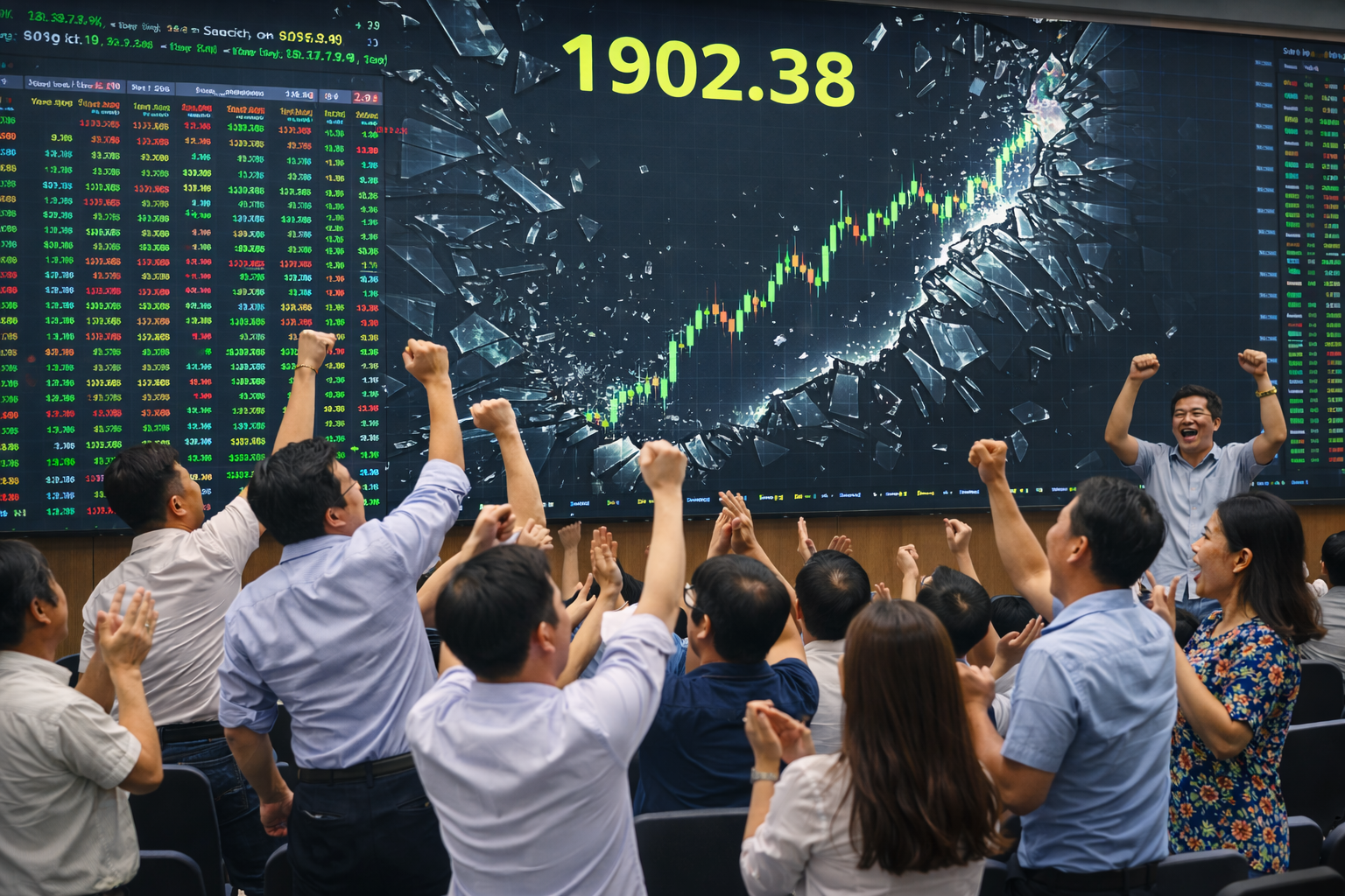 VN-Index chính thức cán mốc lịch sử 1.900 điểm, điều gì khiến cổ phiếu dầu khí tăng trần? - Ảnh 1.