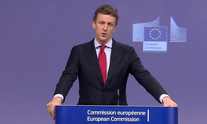 Người phát ngôn về thương mại của Liên minh châu Âu (EU) Olof Gill. Ảnh: Euro Comission