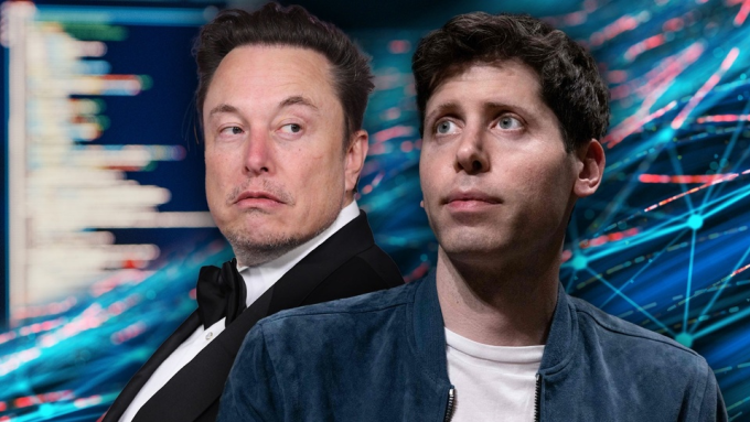 Elon Musk (trái) và Sam Altman. Ảnh: Deadline