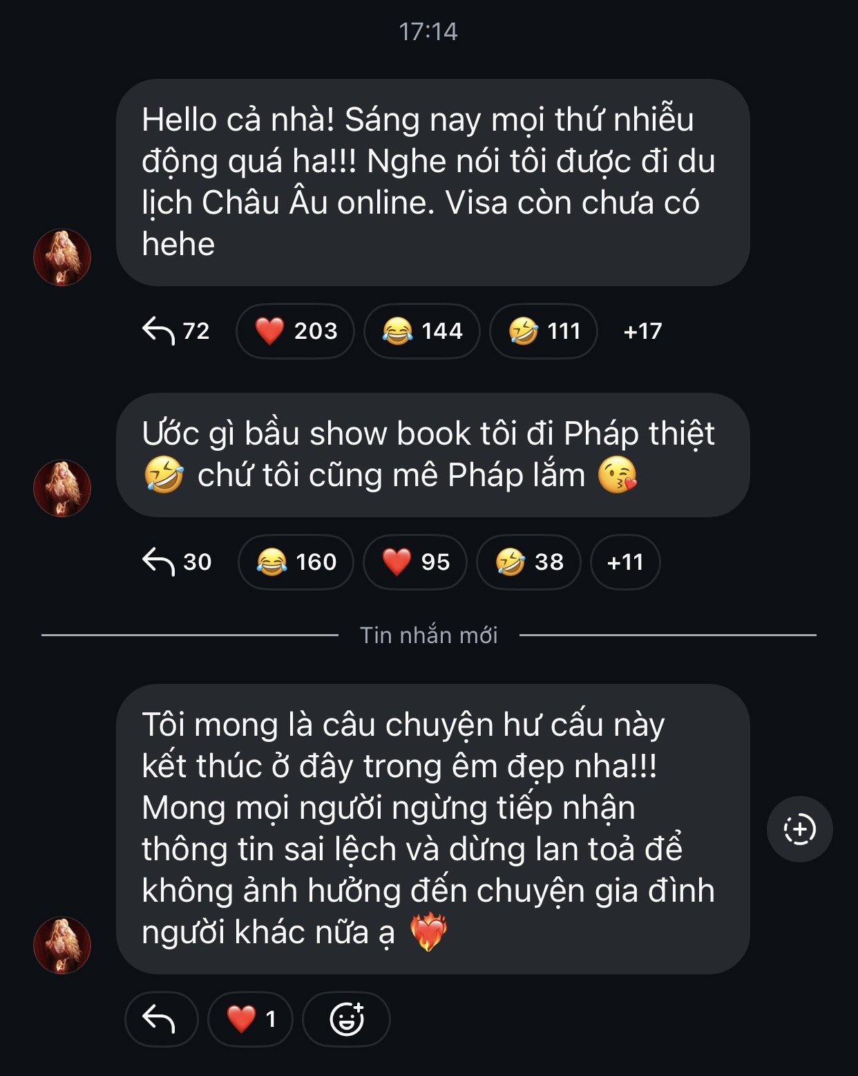 Em Xinh MaiQuinn đáp trả tin đồn làm người thứ 3 