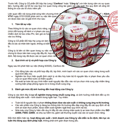 Gần 14.000 hộp patê Gần 14.000 hộp patê