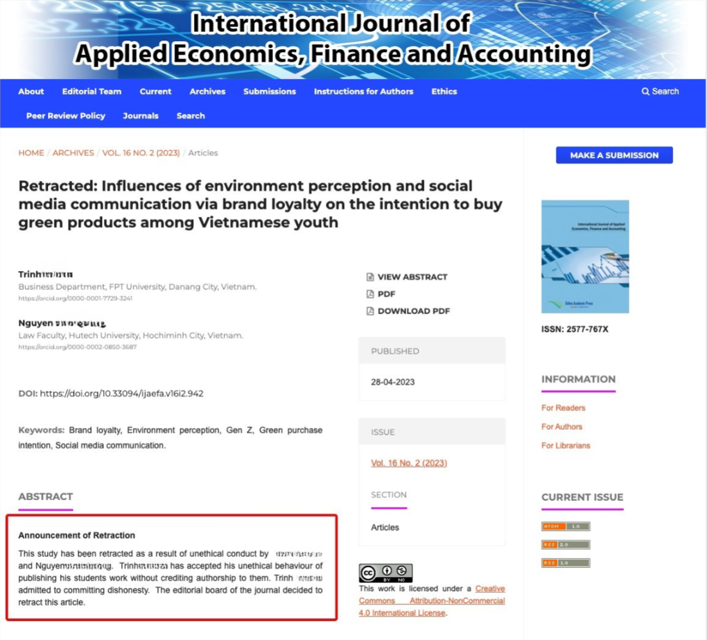 Giảng viên bị tố “cướp công nghiên cứu của sinh viên: Nhà trường nói gì? - 1
