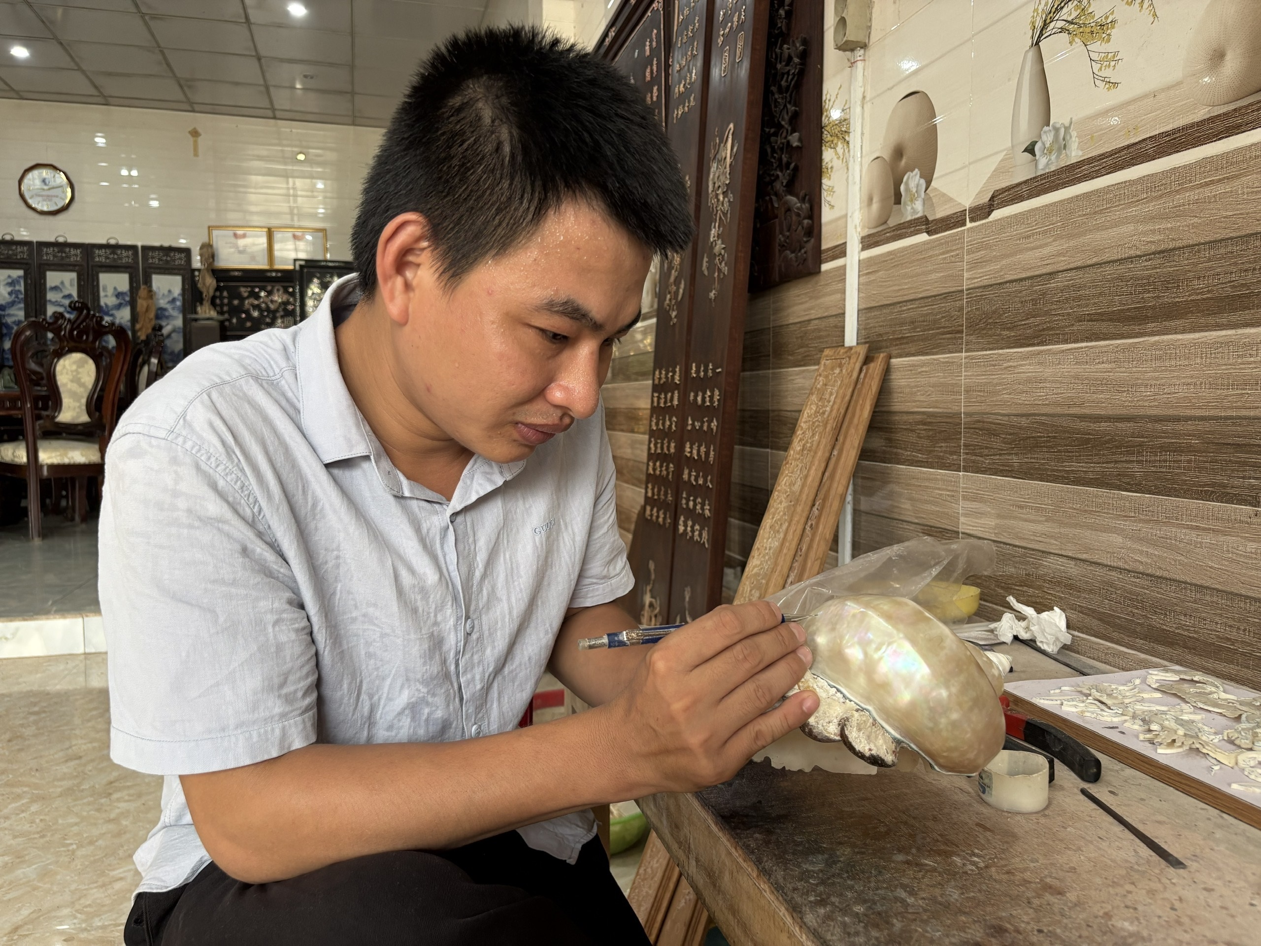 khảm xà cừ - Ảnh 1.