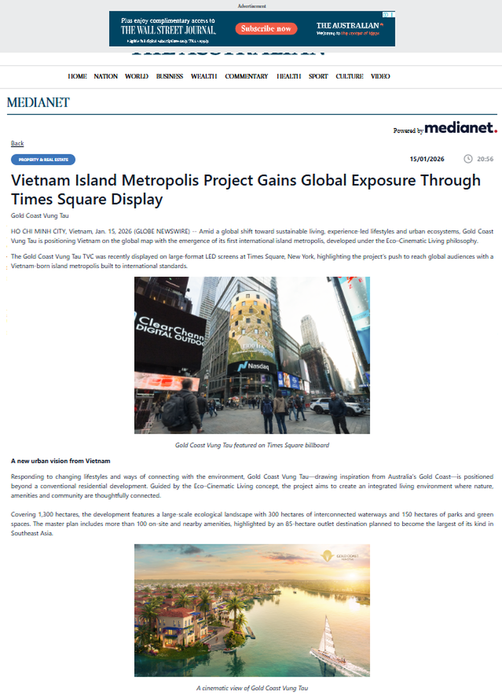 Gold Coast Vũng Tàu gây chú ý trên truyền thông quốc tế - 2