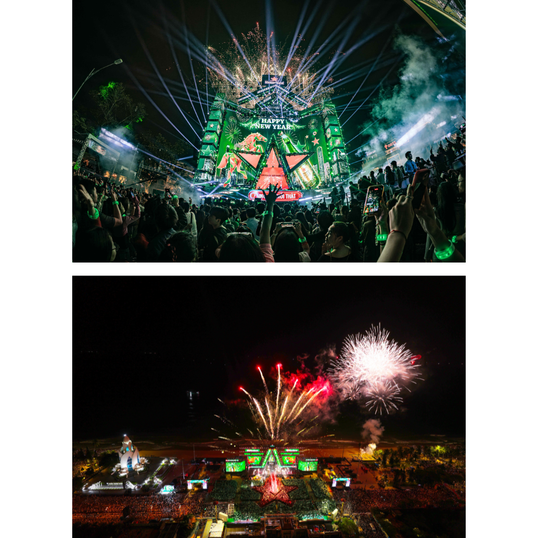 Hàng chục nghìn khán giả mở kết nối thật với Heineken Countdown 2026 - Ảnh 1.