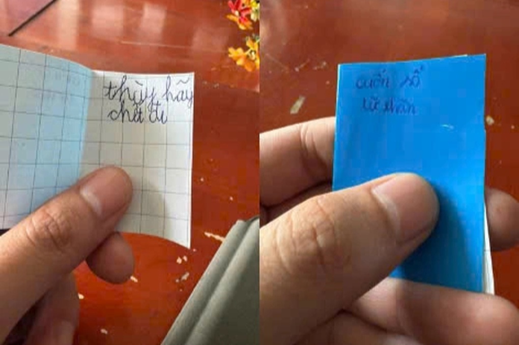 Học sinh lớp 2 ghi thầy giáo vào cuốn sổ tử thần và cách xử lý bất ngờ - 1