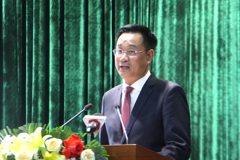 Ông Lê Ngọc Quang, Bí thư Thành ủy Đà Nẵng. Ảnh: TẤN VIỆT da-nang.JPG