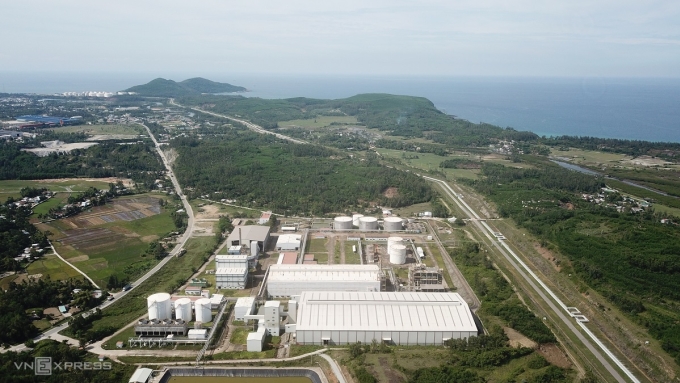 Một góc Khu kinh tế Dung Quất ở Quảng Ngãi. Ảnh: Phạm Linh