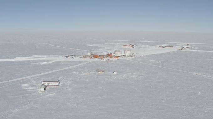 Trạm nghiên cứu Concordia ở châu Nam Cực. Ảnh: Quỹ Ice Memory