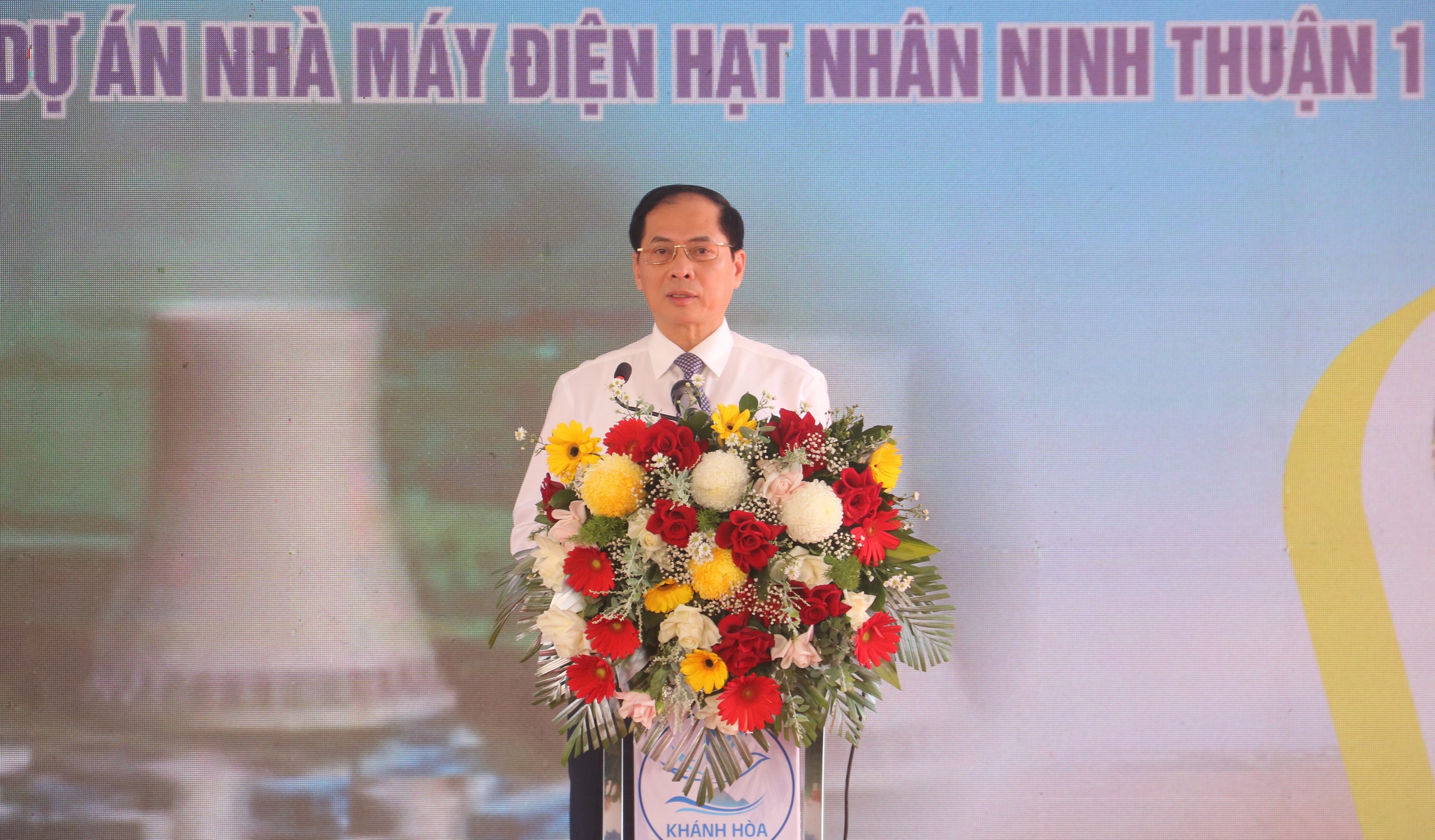 Phó Thủ tướng Bùi Thanh Sơn dự lễ khởi động dự án di dân, tái định cư Nhà máy điện hạt nhân Ninh Thuận 1 - Ảnh 1.