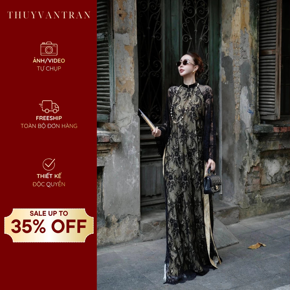 Không còn đỏ, hồng quen thuộc, áo dài Tết 2026 Không còn đỏ, hồng quen thuộc, áo dài Tết 2026