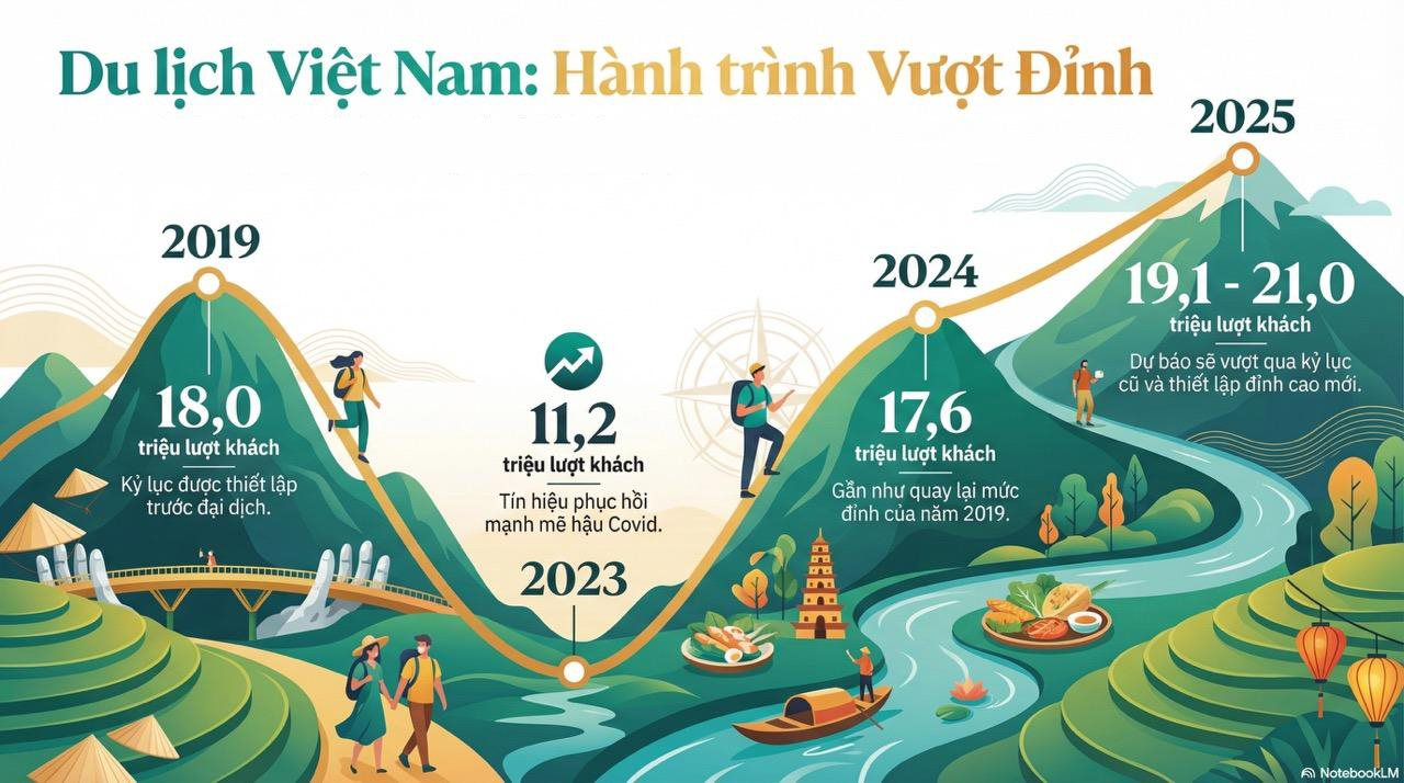 Chỉ trong 2025, Việt Nam “giữ chân” hơn 21 triệu lượt khách quốc tế: Không phải khách Tây, đây mới là 3 thị trường đang trỗi dậy mạnh mẽ- Ảnh 1.