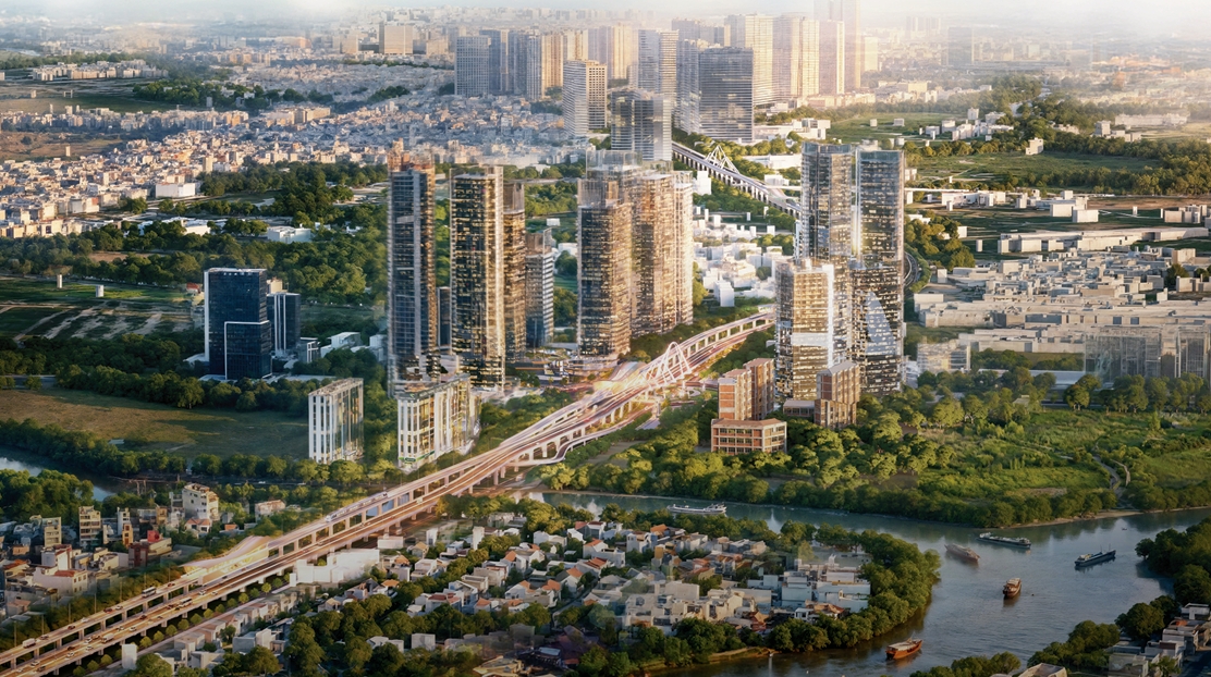 Khu Nam TP.HCM sắp có đường trên cao 'đẹp như mơ' nối thẳng vào trung tâm- Ảnh 1.