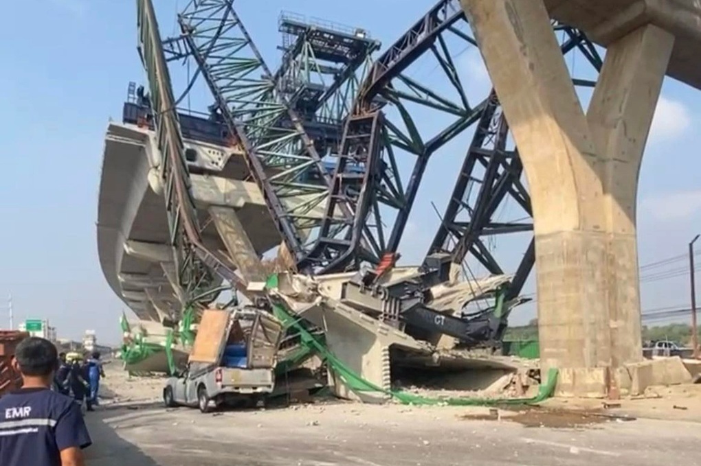 Liên tiếp sập cần cẩu ở Thái Lan, 34 người chết - 1