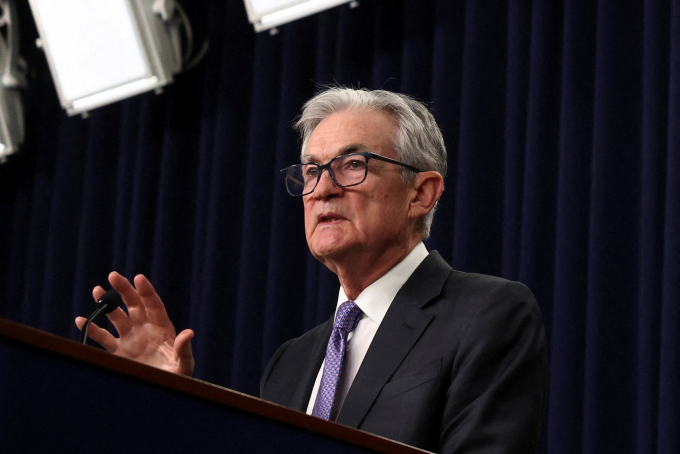 Chủ tịch Fed Jerome Powell phát biểu tại Washignton, Mỹ ngày 10/12/2025. Ảnh: Reuters
