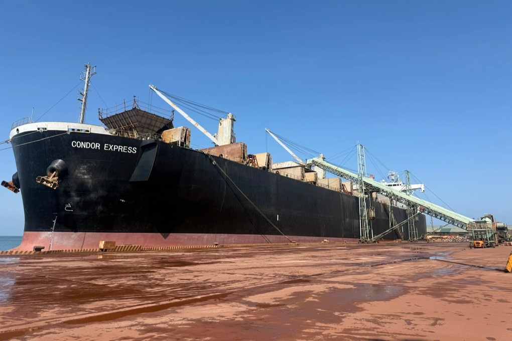 Loạt tàu hàng trọng tải lớn xông đất cảng tổng hợp quốc gia đầu năm mới - 1