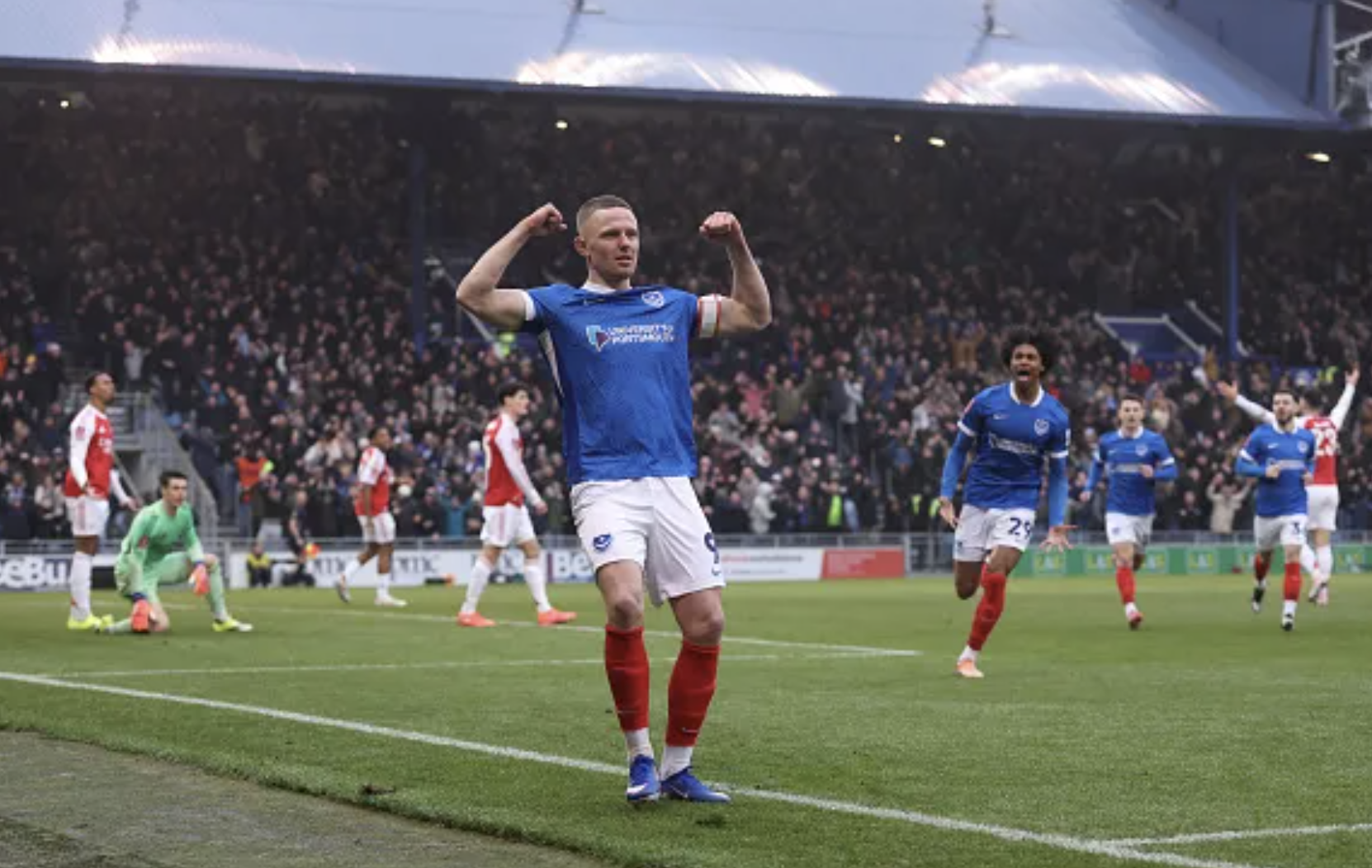 Martinelli lập hat-trick, Arsenal hạ Portsmouth vào vòng 4 FA Cup - Ảnh 1.
