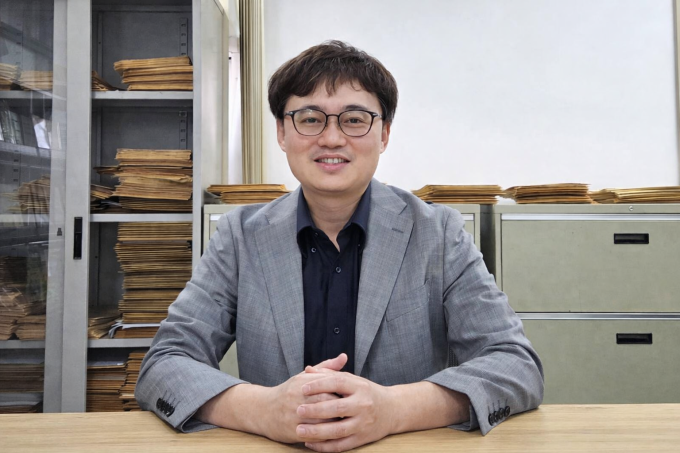 GS.TS Lâm Vi Chí, Trưởng phòng Giáo dục kiêm Tham tán giáo dục của Văn phòng Kinh tế và Văn hóa Đài Bắc tại TP HCM. Ảnh: Lệ Nguyễn