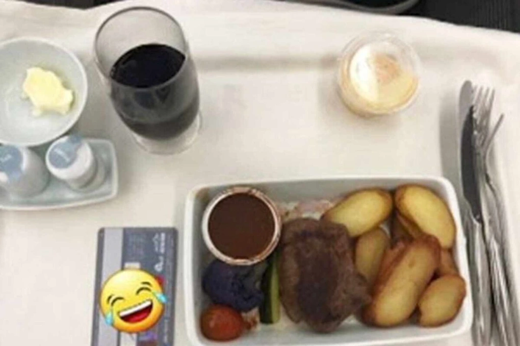 Mỹ: Khách chê suất ăn ở khoang hạng nhất trên máy bay như thịt in 3D - 2