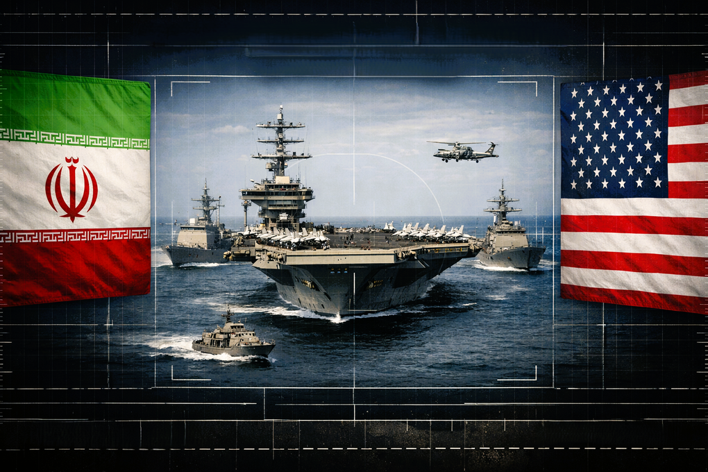 Mỹ bày binh bố trận ở Trung Đông, Iran tăng cường cảnh giác - 1