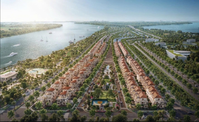 Dự án Elyse Island trên đảo Đại Phước, được cấp giấy bán hàng  giai đoạn hai ngày 27/1. Ảnh: Nam Long