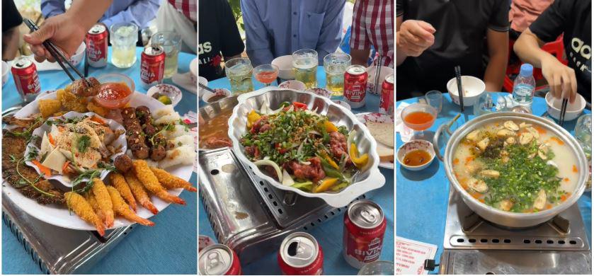 Ở miền Tây, các món ăn trong mâm cỗ cưới hỏi, giỗ chạp thường được phục vụ lần lượt. Khách ăn hết đến đâu, món tiếp theo sẽ được phục vụ đến đó