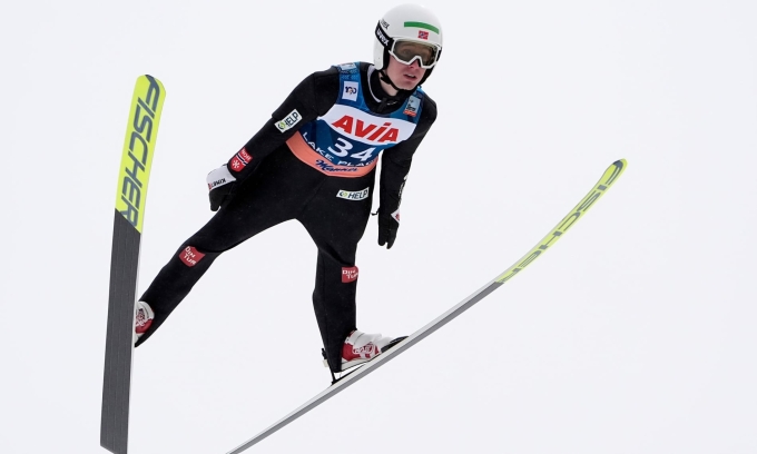 Kristoffer Eriksen Sundal là một trong ba VĐV ski jumping Na Uy bị đình chỉ thi đấu. Ảnh: AP