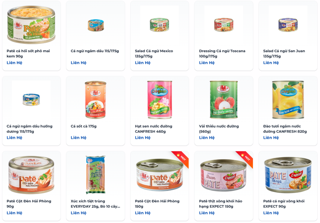 Ngoài pate cột đèn Hải Phòng, Đồ hộp Hạ Long còn sản xuất hơn 35 sản phẩm - 1