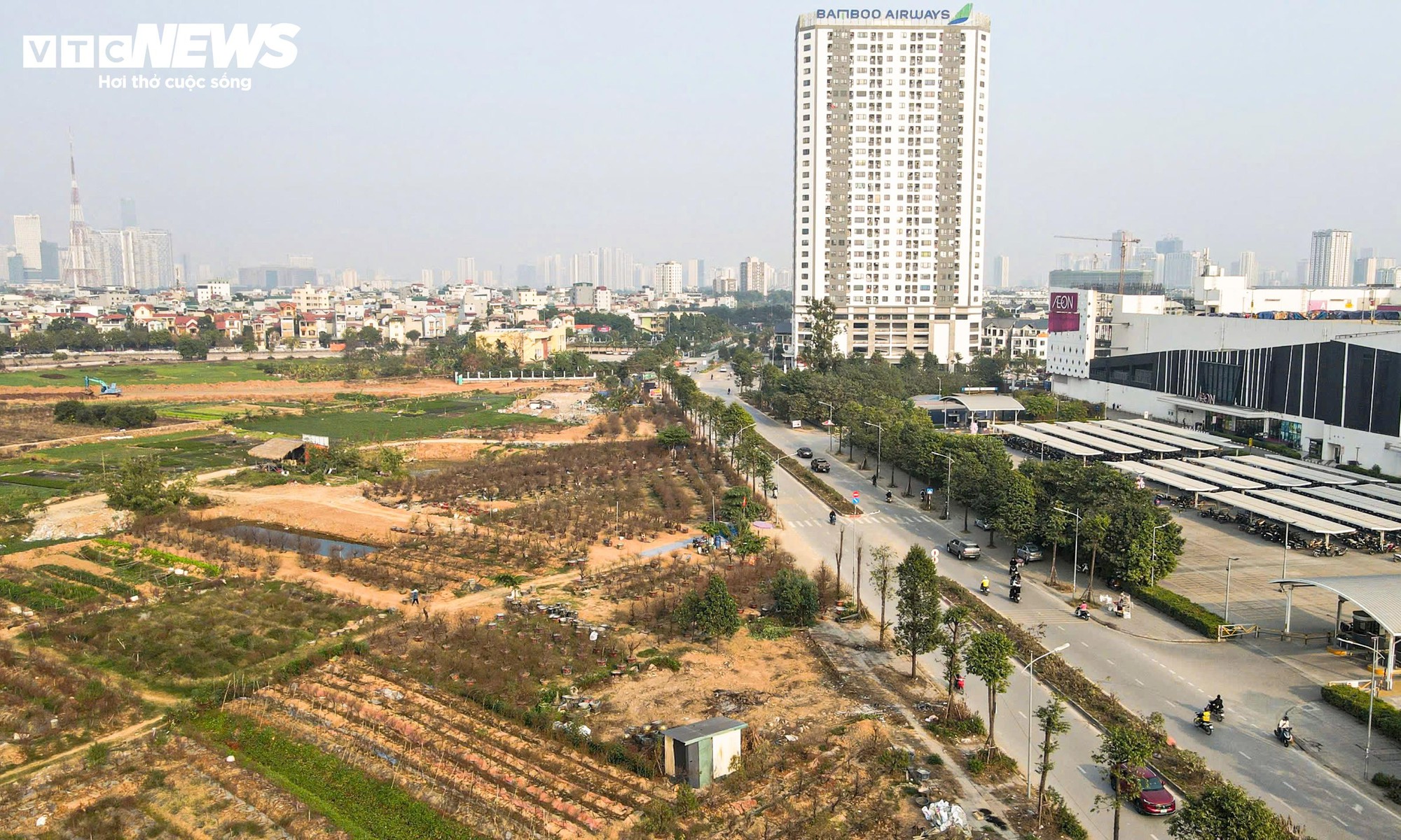 Người dân 'thủ phủ' trồng đào ở Hà Nội tất bật chuẩn bị cho Tết Nguyên đán- Ảnh 1.