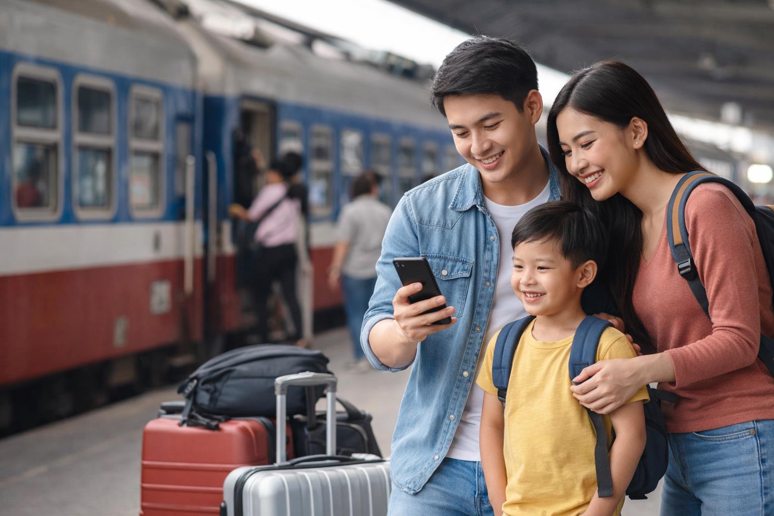 Người dùng VCB Digibank hưởng lợi lớn với loạt ưu đãi khi đặt vé tàu, xe và máy bay dịp Tết- Ảnh 1.