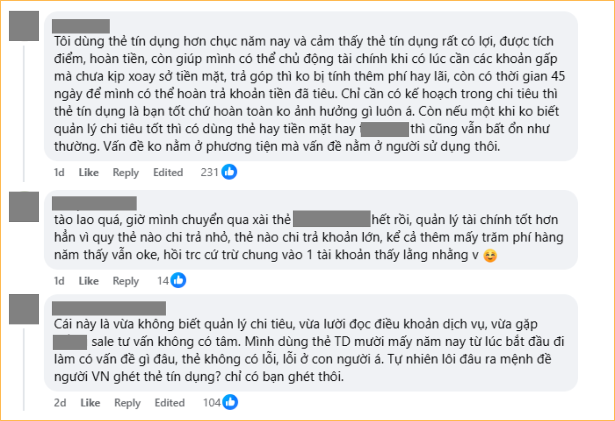 Thẻ tín dụng khiến dân mạng chia phe: Người khen “là chân ái”, người lại kêu “sợ đến già”?- Ảnh 1.