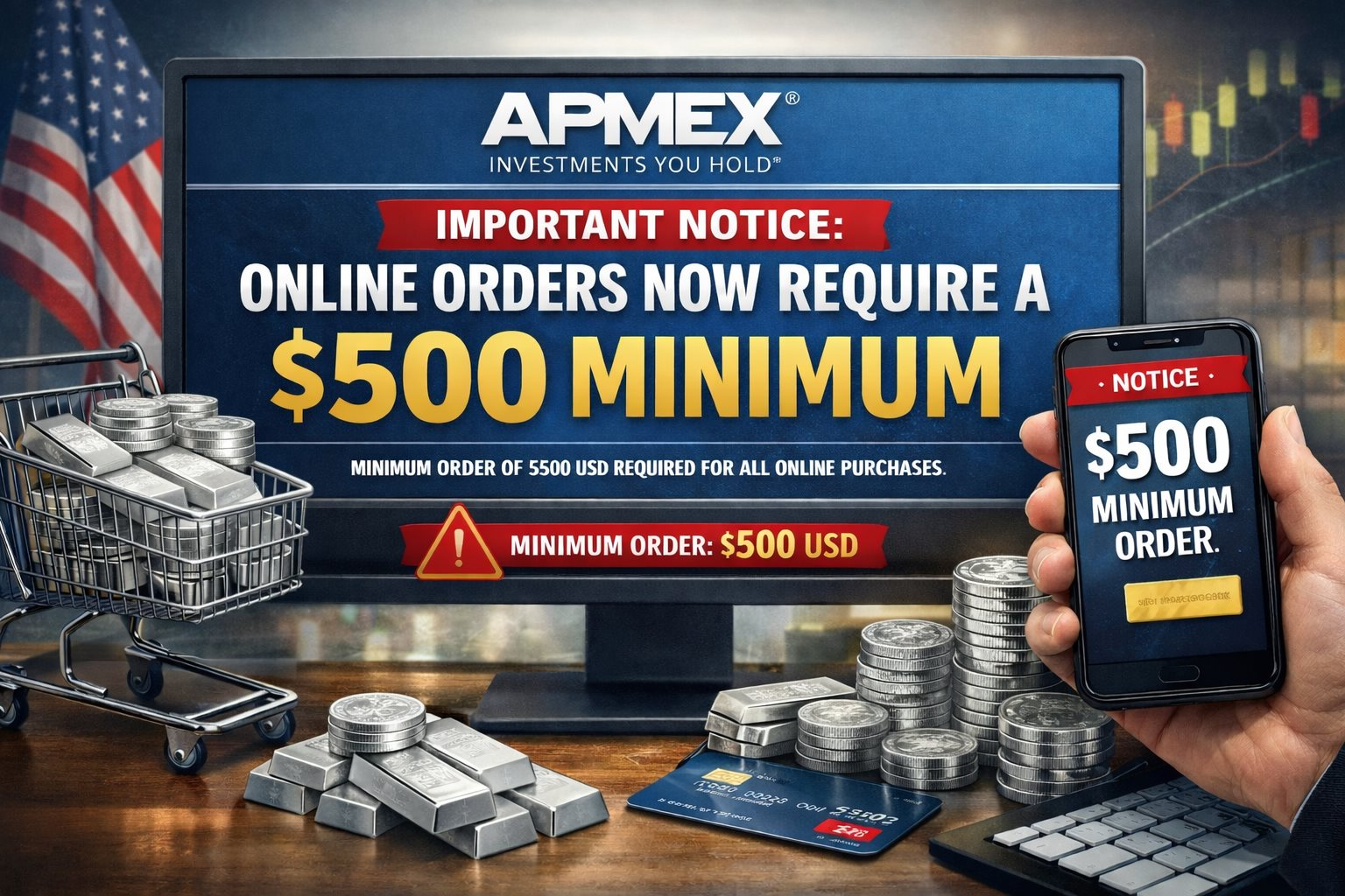 Có tiền chưa chắc mua được bạc: Nhà bán lẻ kim loại quý trực tuyên lớn nhất nước Mỹ từ chối đơn hàng nhỏ lẻ- Ảnh 1.