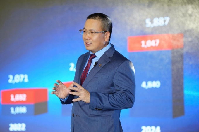 Ông Phạm Anh Đức, Tổng giám đốc Bảo hiểm PVI báo cáo kết quả hoạt động kinh doanh năm 2025. Ảnh: Bảo hiểm PVI