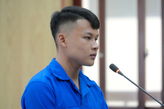 Nguyễn Văn Chánh tại tòa. Ảnh: Trường Hà