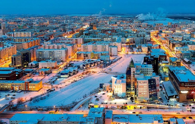 Nơi người dân mặc 10 kg quần áo vì lạnh 1 Đại lộ Prospekt Lenina tại thành phố Yakutsk. Ảnh: Tripadvisor