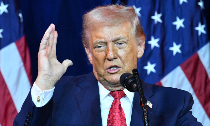 Tổng thống Mỹ Donald Trump phát biểu tại thủ đô Washington hôm 6/1. Ảnh: AFP