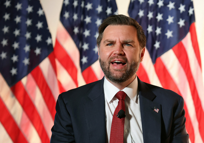 Phó tổng thống Mỹ JD Vance tại thủ đô Washington tháng 11/2025. Ảnh: AFP