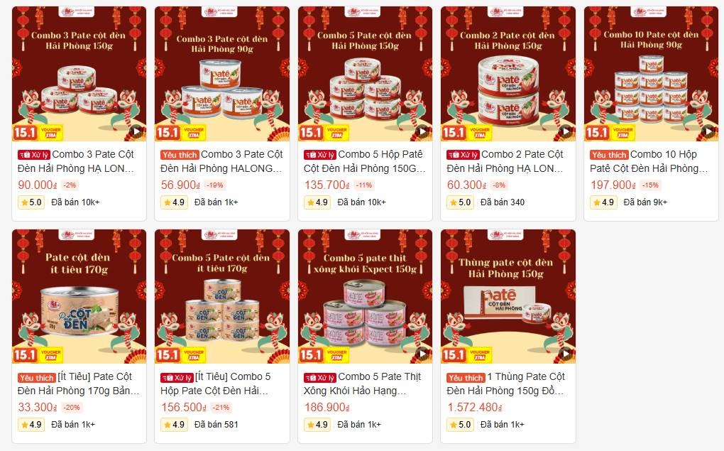 Patê cột đèn Hải Phòng đạt tổng doanh thu 21 tỷ đồng trên kênh online? - 1