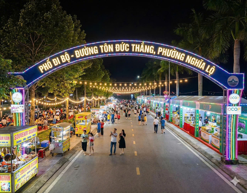 Phố đêm Sông Trà, Quảng Ngãi tính tận dụng lợi thế phát triển kinh tế đêm 1 phố đêm - Ảnh 1.